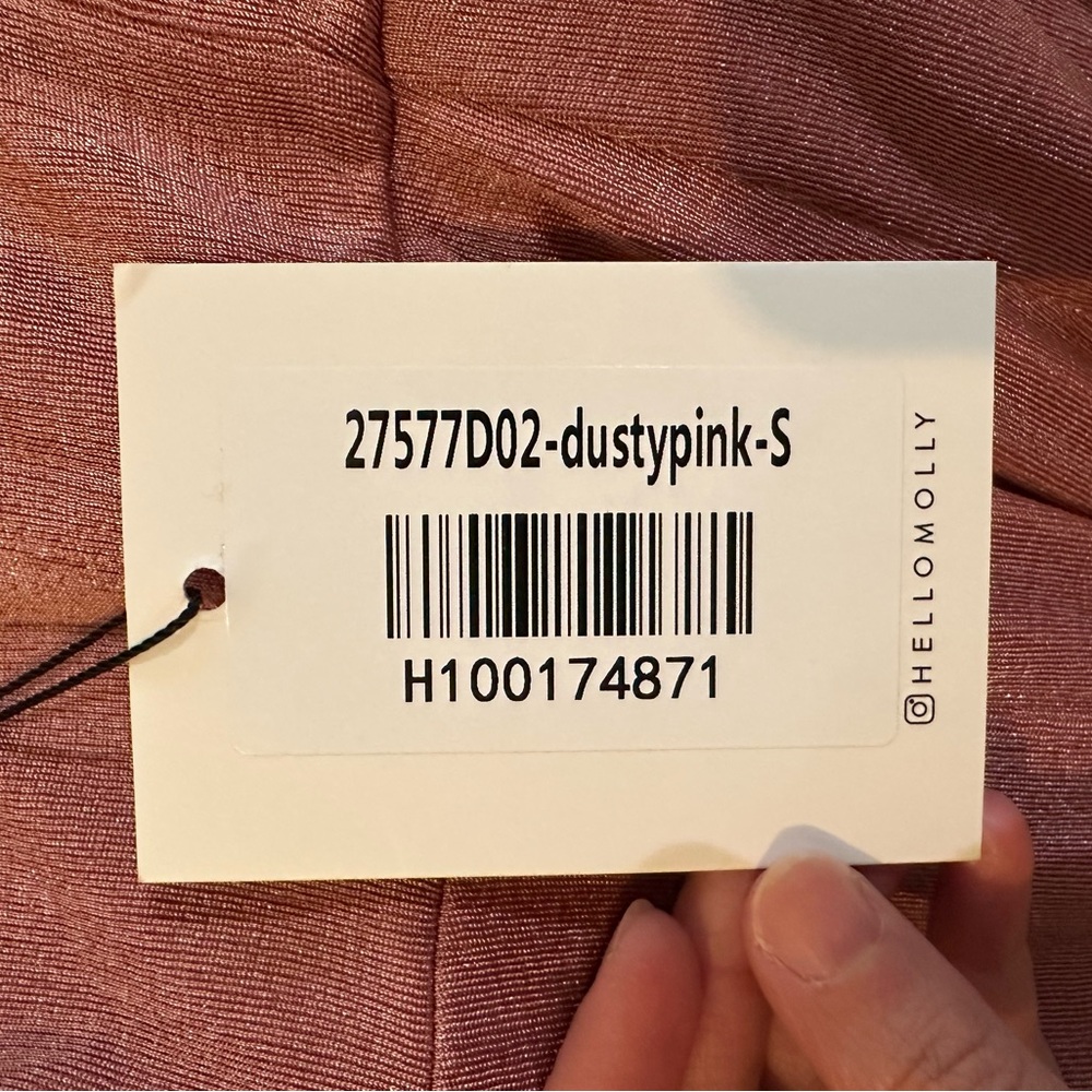 Hello Molly Dusty Pink Midi Dress - Picture 4 of 9